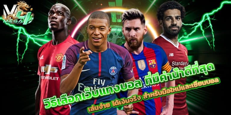 วิธีเลือกเว็บแทงบอล